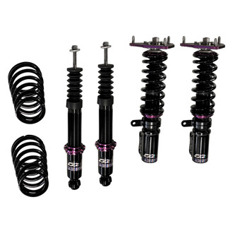 D2 Racing® - 0"-2" x 0"-2" RS Series Front and Rear Coilover Kit