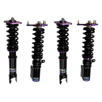 D2 Racing® - 0"-2" x 0"-2" RS Series Front and Rear Coilover Kit