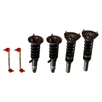 D2 Racing® - 0"-2" x 0"-2" RS Series Front and Rear Coilover Kit