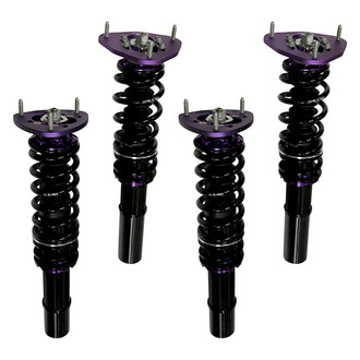 D2 Racing® - 0"-2" x 0"-2" RS Series Front and Rear Coilover Kit