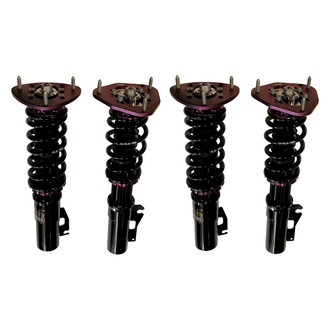D2 Racing® - 0"-2" x 0"-2" RS Series Front and Rear Coilover Kit