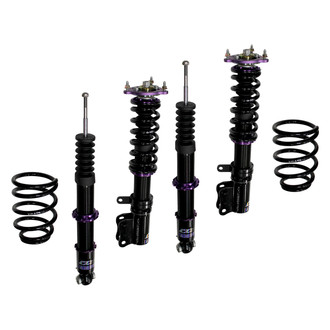 D2 Racing® - 0"-2" x 0"-2" RS Series Front and Rear Coilover Kit