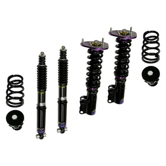 D2 Racing® - 0"-2" x 0"-2" RS Series Front and Rear Coilover Kit