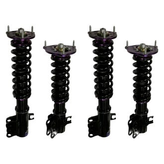 D2 Racing® - 0"-2" x 0"-2" RS Series Front and Rear Coilover Kit