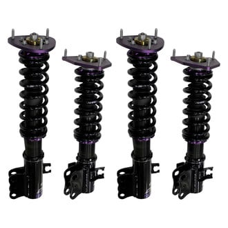 D2 Racing® - 0"-2" x 0"-2" RS Series Front and Rear Coilover Kit
