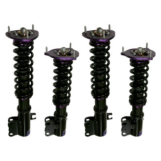 D2 Racing® - 0"-2" x 0"-2" RS Series Front and Rear Coilover Kit
