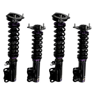D2 Racing® - 0"-2" x 0"-2" RS Series Front and Rear Coilover Kit