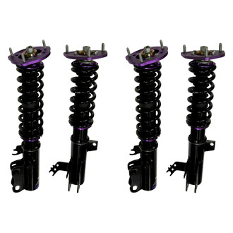D2 Racing® - 0"-2" x 0"-2" RS Series Front and Rear Coilover Kit