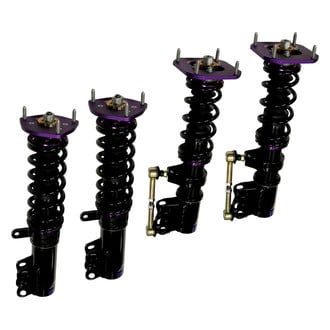 D2 Racing® - 0"-2" x 0"-2" RS Series Front and Rear Coilover Kit