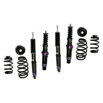 D2 Racing® - 0"-2" x 0"-2" RS Series Front and Rear Coilover Kit