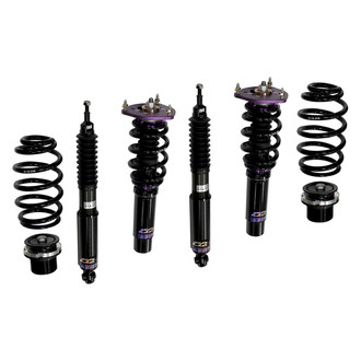 D2 Racing® - 0"-2" x 0"-2" RS Series Front and Rear Coilover Kit