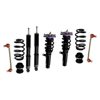 D2 Racing® - 0"-2" x 0"-2" RS Series Front and Rear Coilover Kit