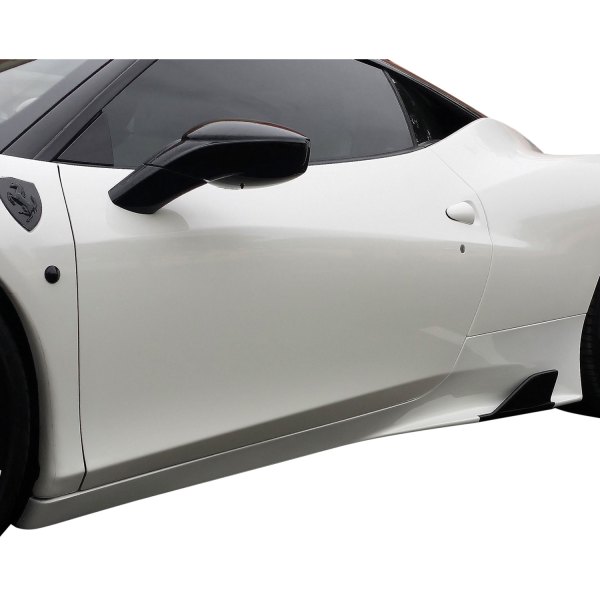  D2S® - OE Style Fiberglass Side Skirts with Fins (Unpainted)