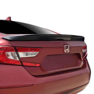 Trunk Spoiler Compatible With 2018-2020 Honda Accord 4-Door Sedan IKON MOTORSPORTS CZZ Style Unpainted Black ABS Rear Tail Wing Boot Lid