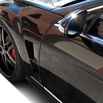 D2S® - AutoC Style Fiberglass Vented Front Fender Set (Unpainted)