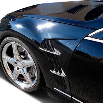 D2S® - Wald Style Fiberglass Vented Front Fender Set (Unpainted)