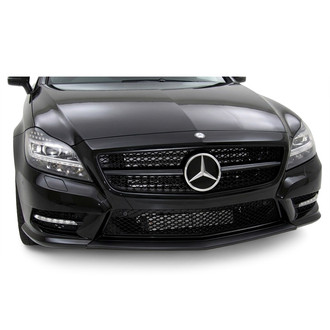D2S® - Sport-AMG Style Fiberglass Front Center Bumper Lip Spoiler (Painted)