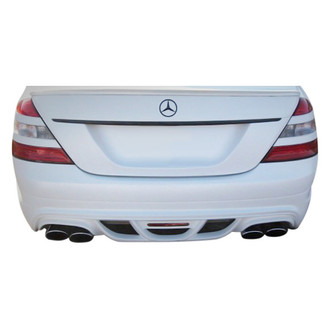 D2S® - W Style Fiberglass Rear Bumper with Lights (Unpainted)