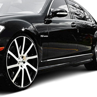 D2S® - AMG-S63 Style Fiberglass Side Skirt Set (Unpainted)