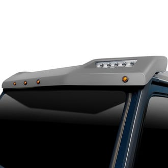 D2S® - 4x4 Square Style Roof Sun Visor with DRL Lights (Unpainted)