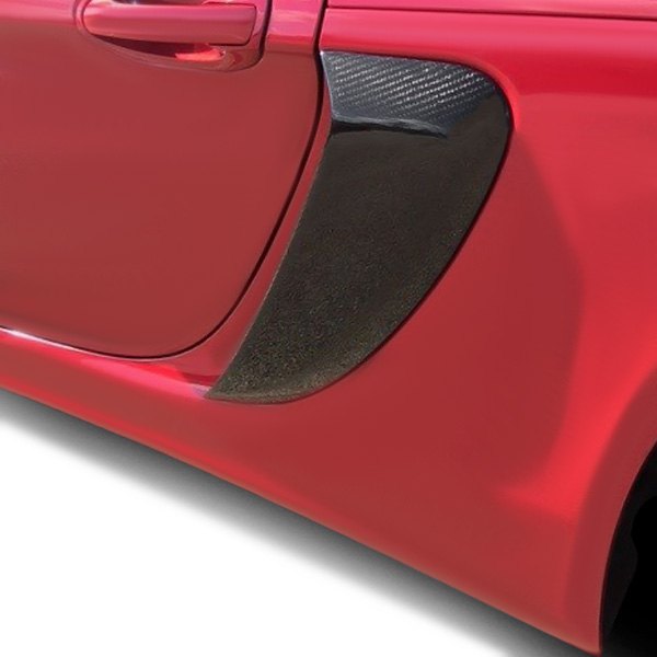 D2S® - GT4 Style Carbon Fiber Side Vent Covers without Letters