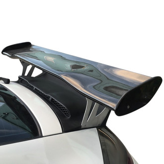 D2S® - 997gt3-RS-V2 Style Fiberglass Rear Wing with Light (Painted)