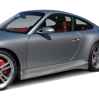 D2S® - TA Style Fiberglass Side Skirts (Painted)
