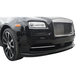 D2S® - Linea Tesoro Style Carbon Fiber Front Bumper Lip Spoiler with Mesh Grille