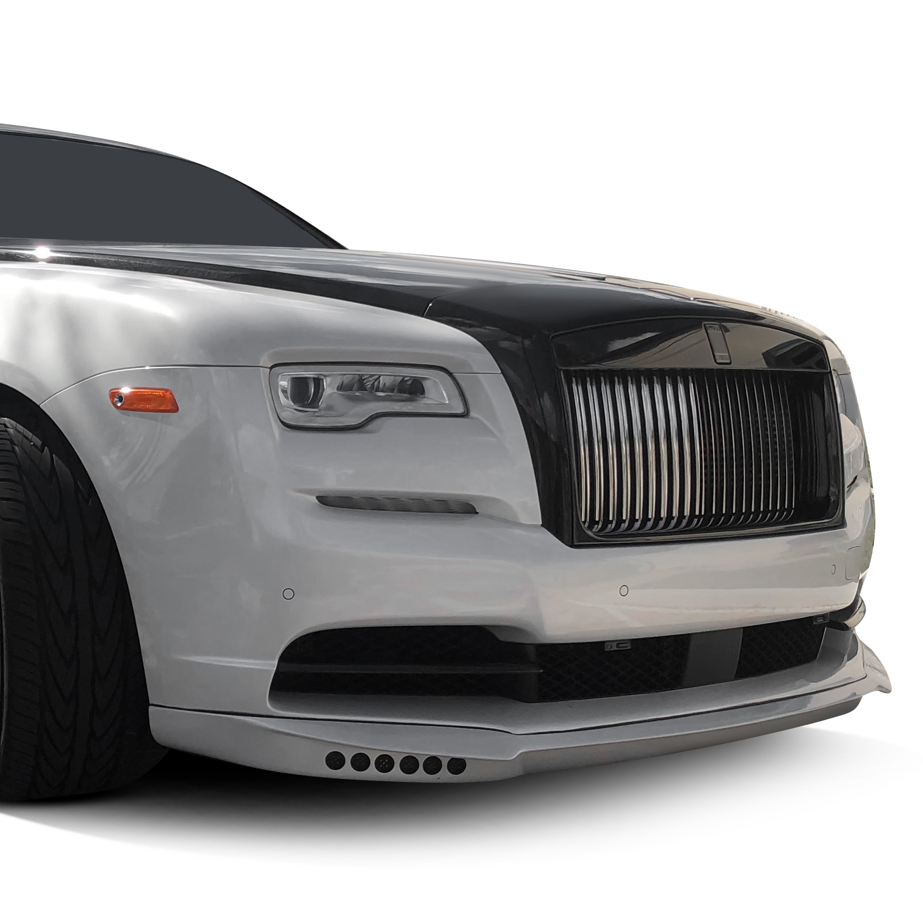 D2S® - Rolls Royce Wraith 2018 Linea Tesoro Style Front Bumper Spoiler