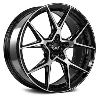 20 Inch DAI Alloys Wheels Rims CARiD Com   Dai Alloys Dw114 Gravity Gloss Black Machined Face 6 