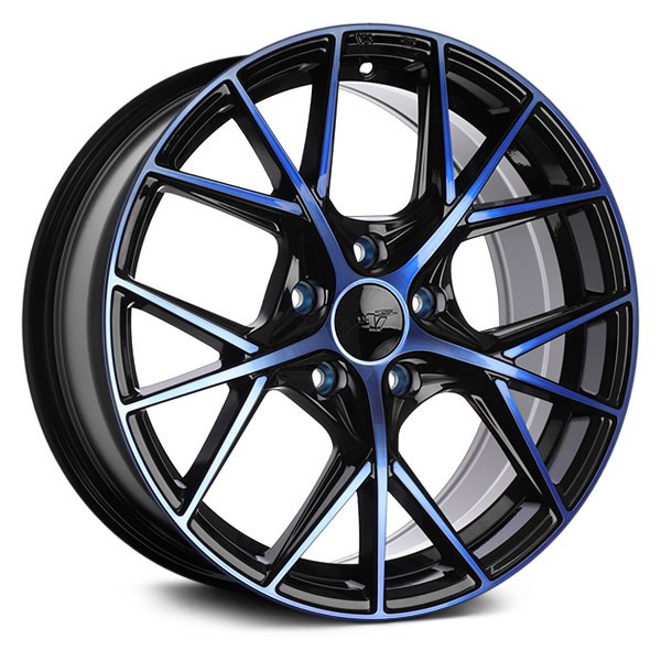 DAI ALLOYS® - DW124 A-SPEC Gloss Black with Machined Blue Face