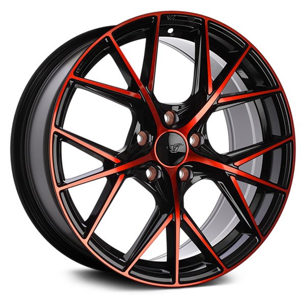 DAI ALLOYS® - DW124 A-SPEC Gloss Black with Machined Red Face