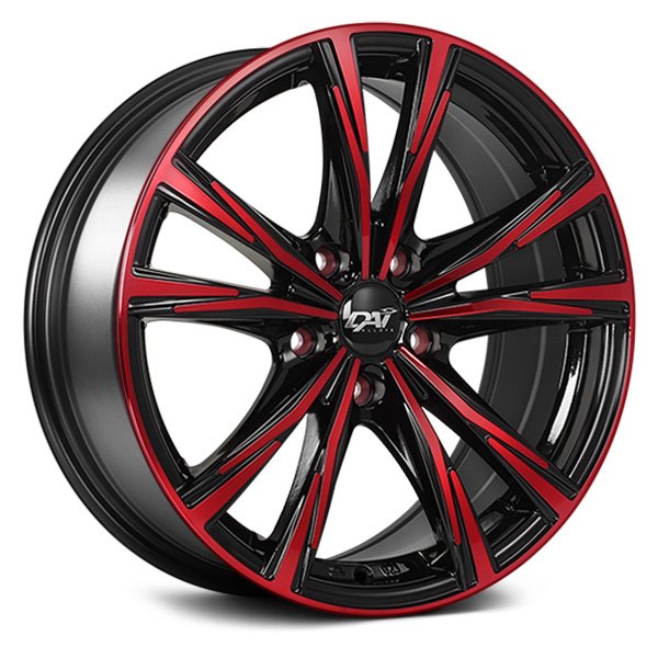 DAI ALLOYS® - ORACLE DW80 Gloss Black with Machined Red Face