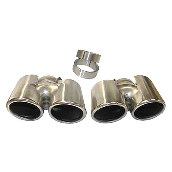 Dansk® - Stainless Steel Round Polished Exhaust Muffler Tip Set