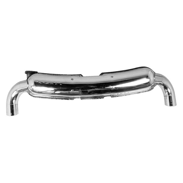 Dansk® - Stainless Steel Sport Exhaust Muffler 84 mm Dual Tail Pipes