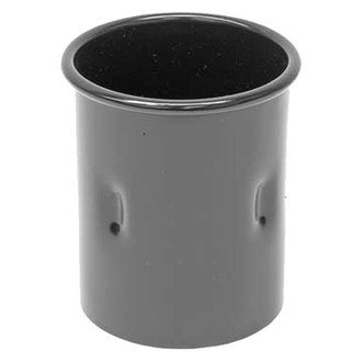 Dansk® - Round Straight Cut Black Exhaust Muffler Tip