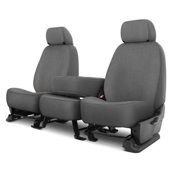 Dash Designs® - GrandTex™ 1st Row Gray Custom Seat Covers