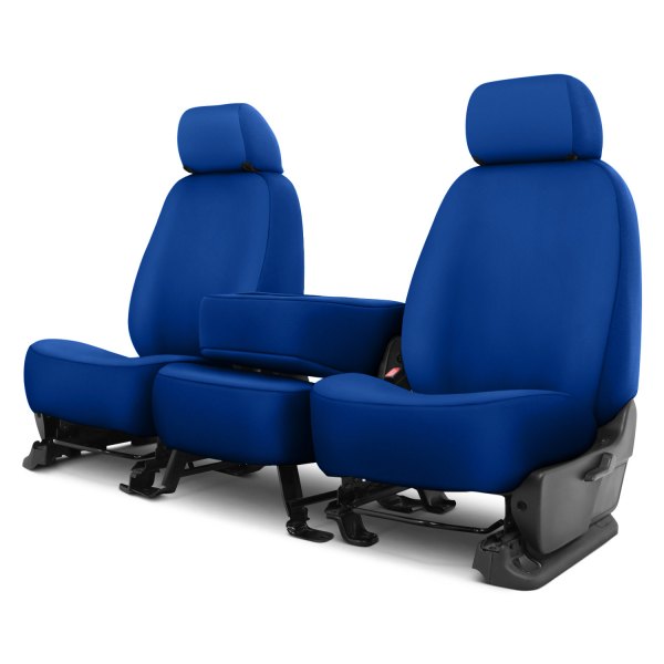 Dash Designs® - Genuine Neoprene™ 1st Row Royal Blue Custom Seat Covers