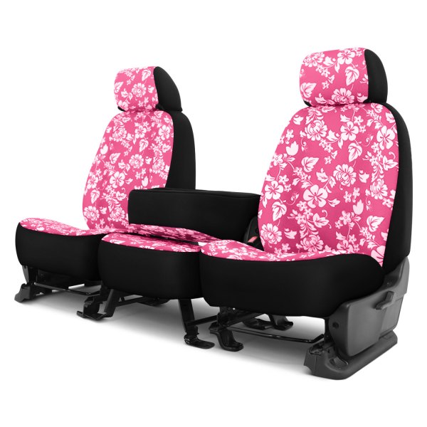 Dash Designs® - Hawaiian™ 2nd Row Pink Custom Seat Covers