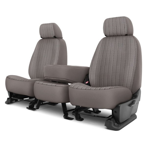 Dash Designs® - Scottsdale™ 1st Row Silver Custom Seat Covers