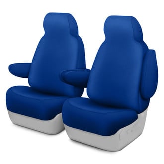 Dash Designs® - Genuine Neoprene™ 1st Row Royal Blue Custom Seat Covers