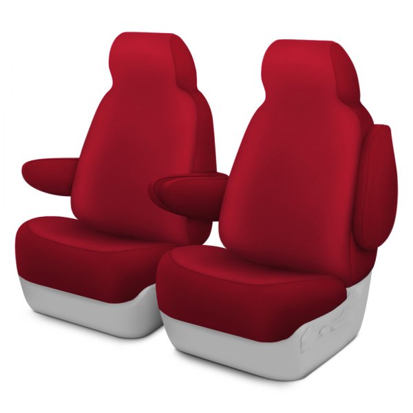 Dash Designs® - Genuine Neoprene™ 2nd Row Red Custom Seat Covers