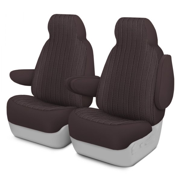 Dash Designs® - Scottsdale™ 1st Row Charcoal Custom Seat Covers