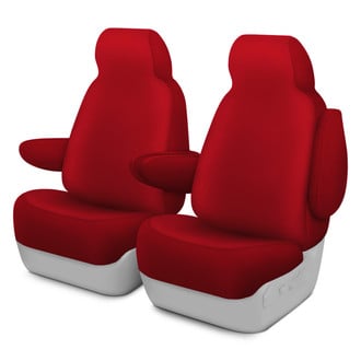 Dash Designs® - Neosupreme™ 1st Row Red Custom Seat Covers