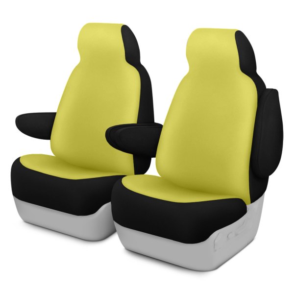 Dash Designs® - Neosupreme™ 1st Row Yellow Custom Seat Covers