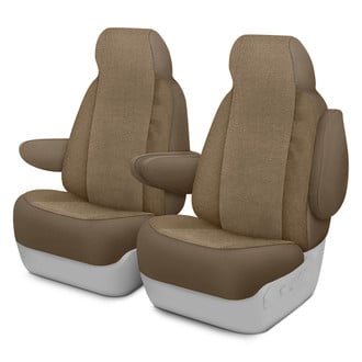 Dash Designs® - Cool Mesh™ 1st Row Tan Custom Seat Covers