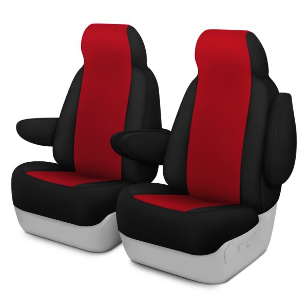 Dash Designs® - Neosupreme™ 2nd Row Red with Black Custom Seat Covers