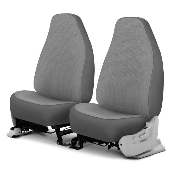 Dash Designs® - GrandTex™ 1st Row Pewter Custom Seat Covers