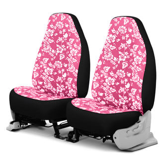 Dash Designs® - Hawaiian™ 1st Row Pink Custom Seat Covers