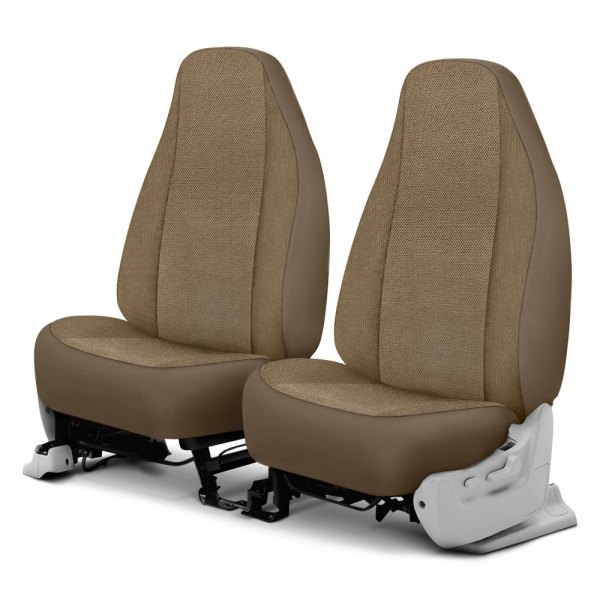 Dash Designs® - Cool Mesh™ 1st Row Tan Custom Seat Covers